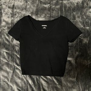 Wild Fable Black V-Neck